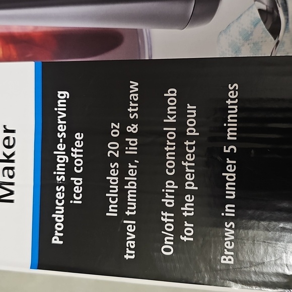 Nwt Single Serve Iced Coffee Maker With Tumbler - Picture 3 of 5